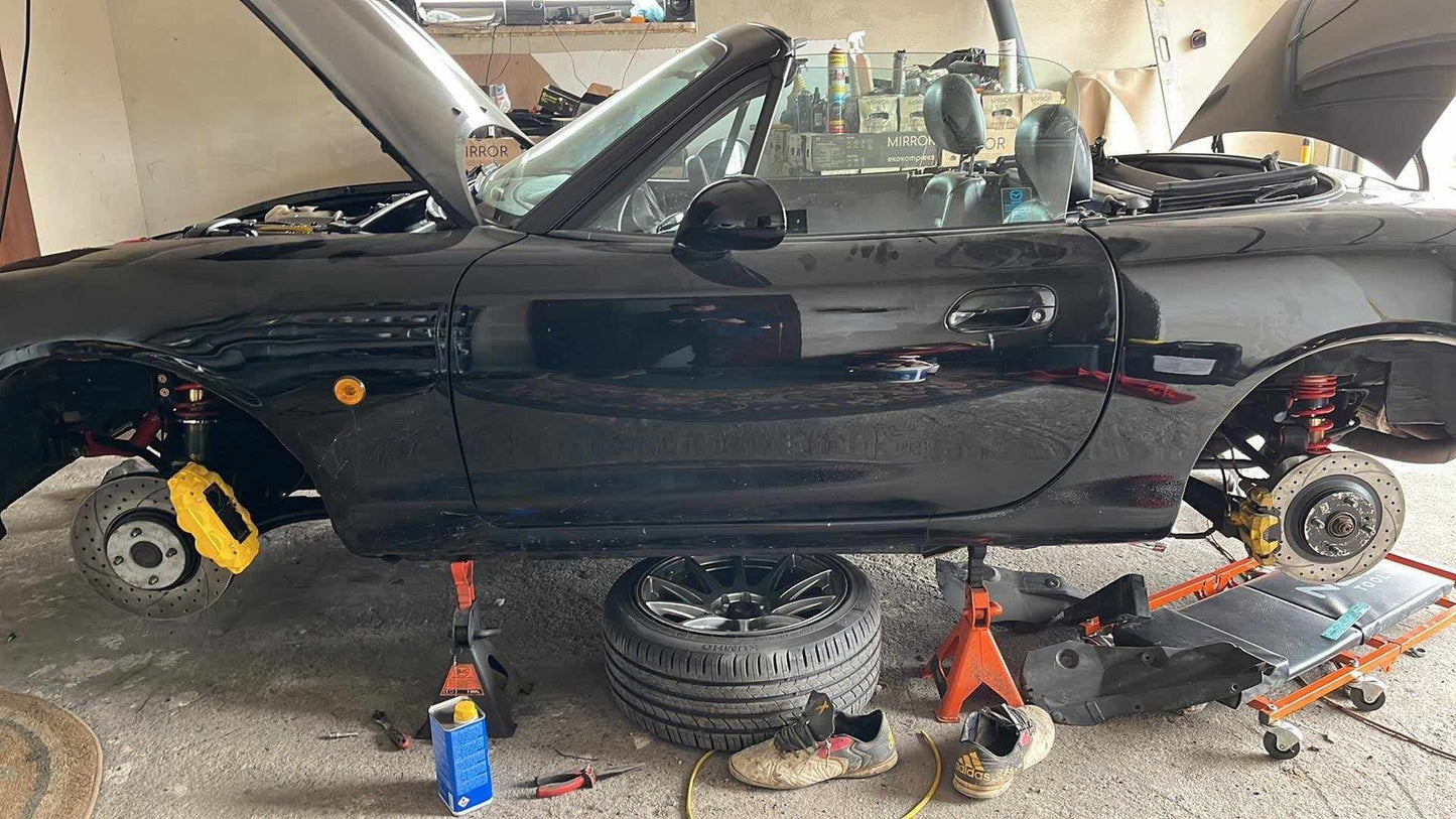Zestaw konwersji tylnych hamulców z MID na BIG brake w MX-5 NA/NB/NBFL