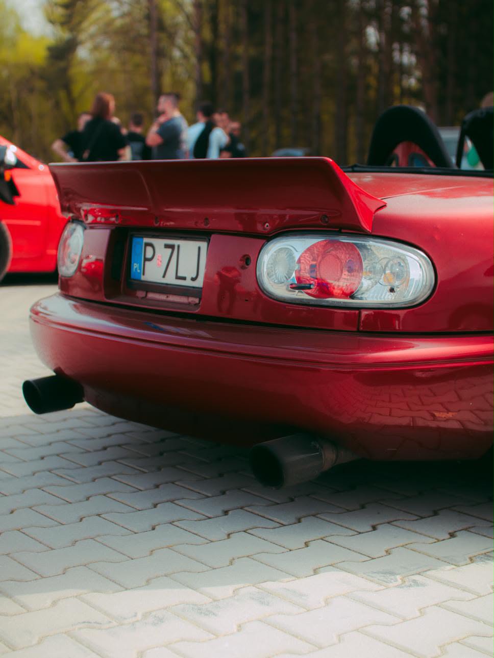 JDM USDM Rear Bumper Finish Panel – Narrow License Plate Conversion for Mazda MX-5 / Miata NA