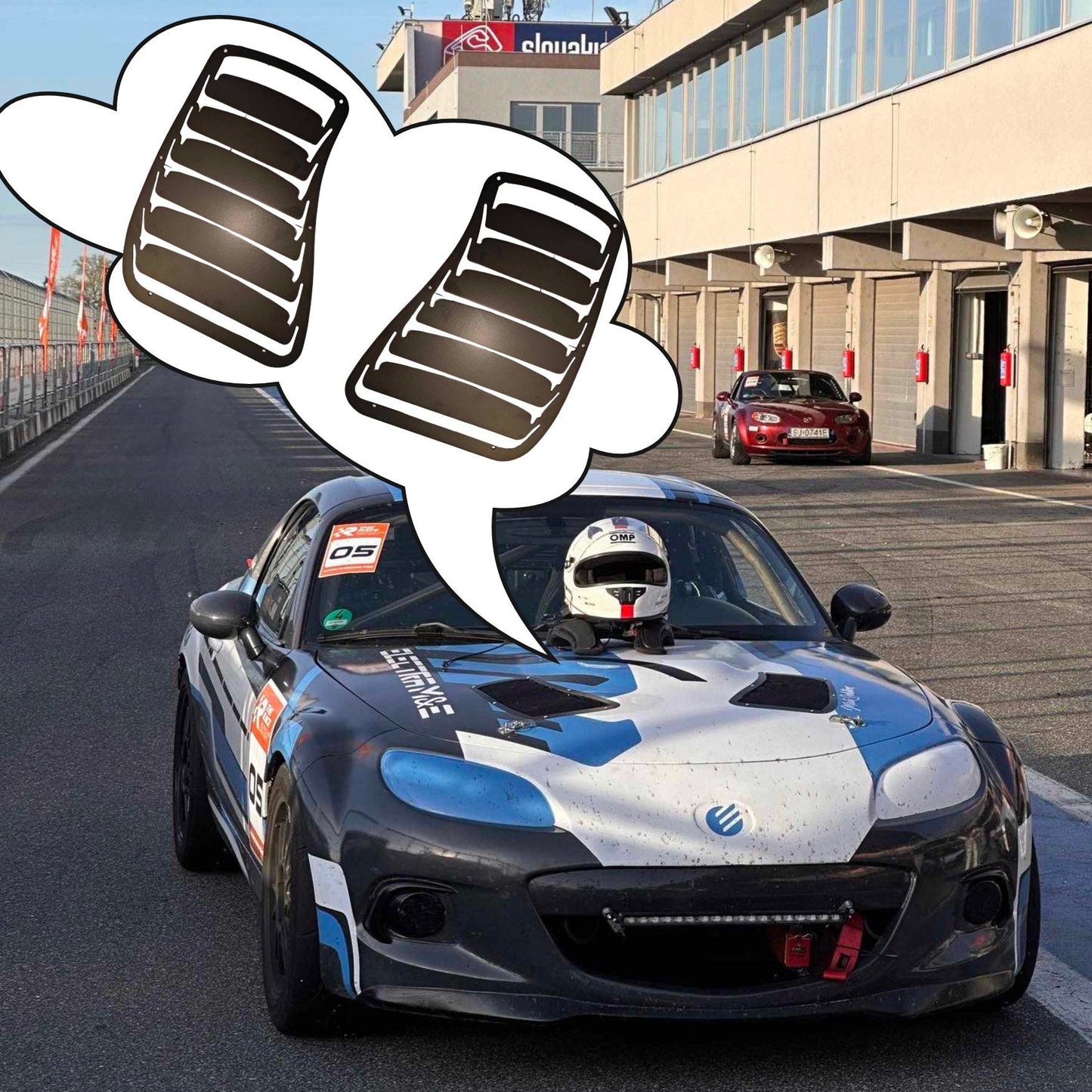 Wentylacje maski Mazda mx5 NC/NCFL