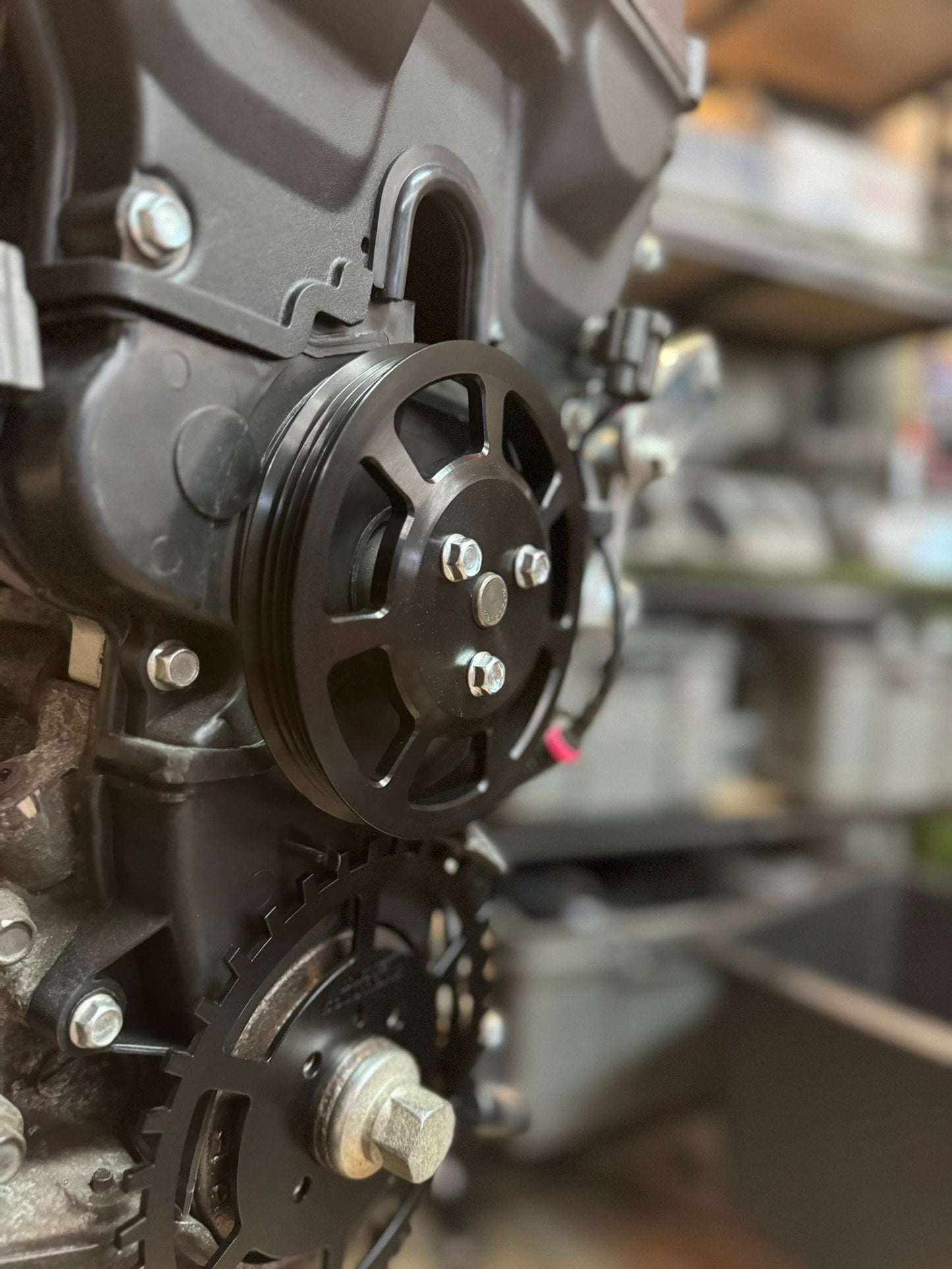 Lekkie koła pompy wody i alternatora do MX-5 nb Z paskiem wielorowkowym, nowy wzór