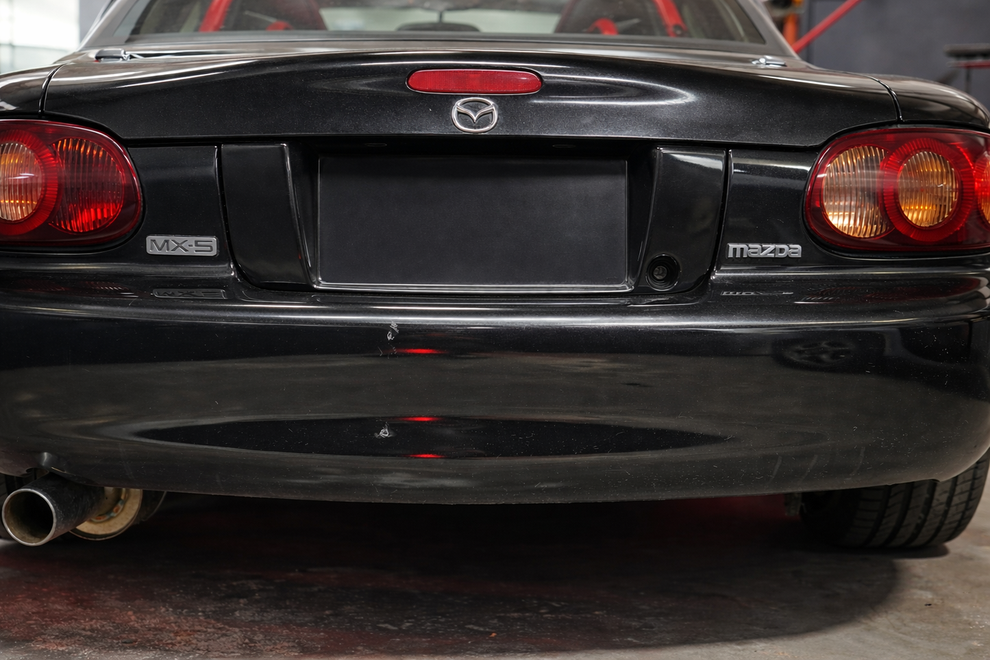 Rear License Plate Garnish for Mazda mx 5 miata nb nbfl