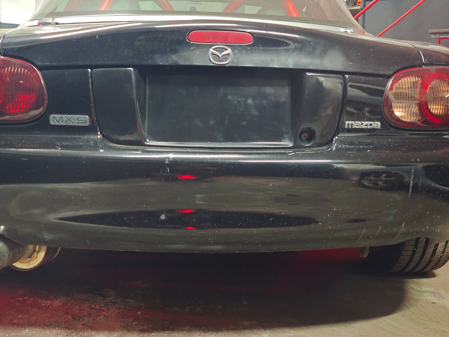 Rear License Plate Garnish for Mazda mx 5 miata nb nbfl