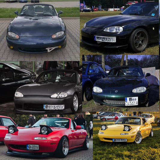 Stainless Steel Number Plate Bracket Holder for Miata NA/NB