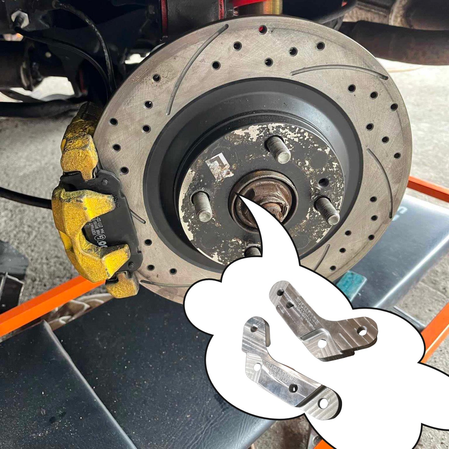 Zestaw konwersji tylnych hamulców z MID na BIG brake w MX-5 NA/NB/NBFL