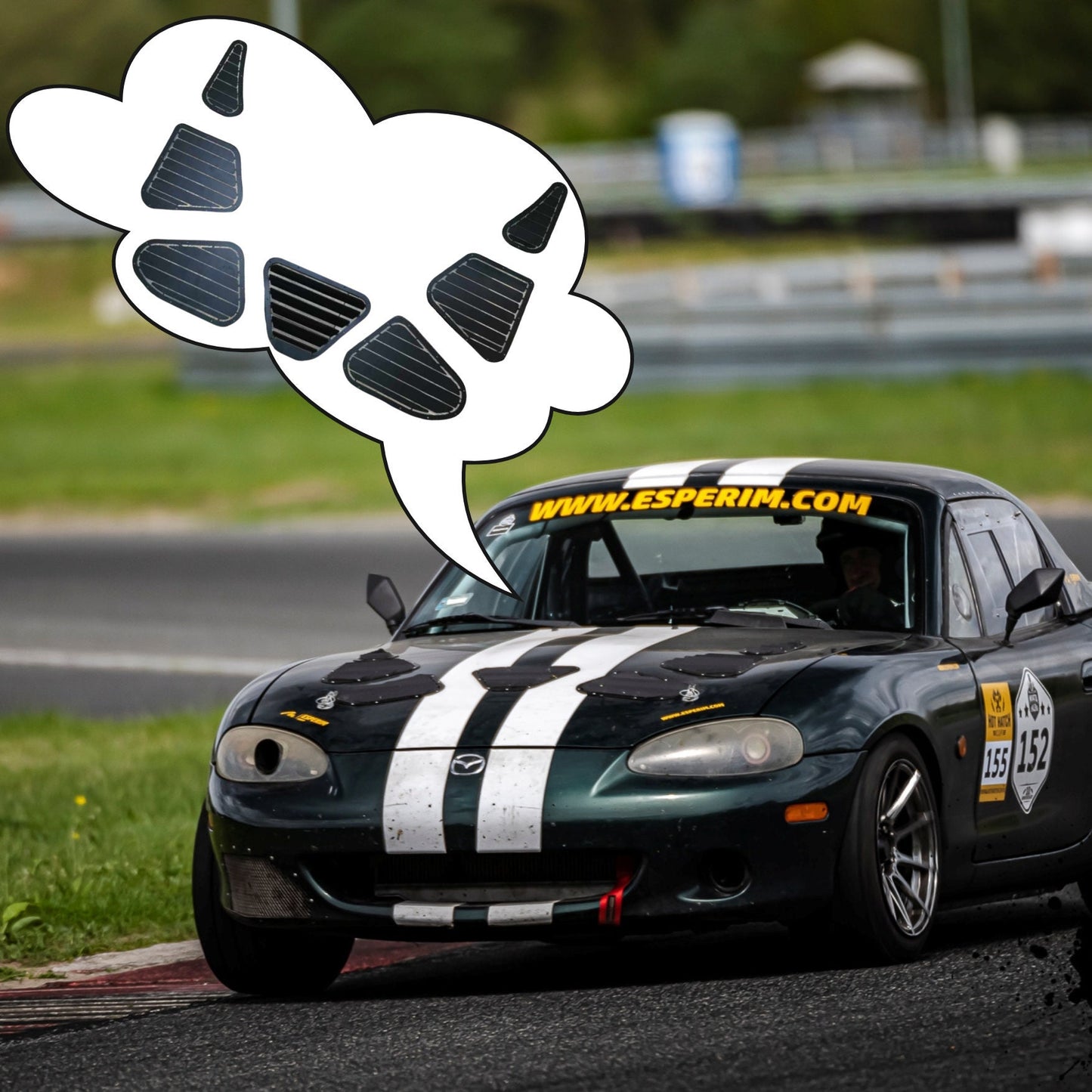 Wentylacje maski Mazda MX-5 NB / NBFL